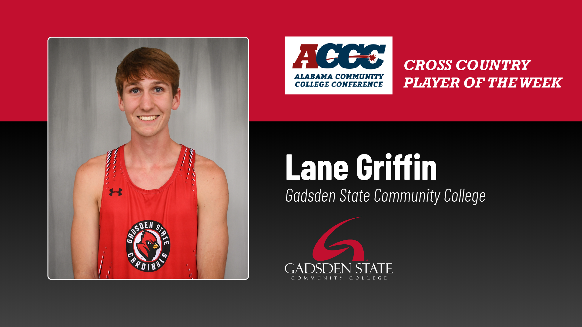 Gadsden State’s Griffin named ACCC Player of the Week